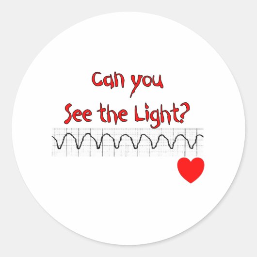 Hilarious gezegden voor hart- en vaatziekten ronde sticker (Voorkant)