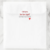 Hilarious gezegden voor hart- en vaatziekten ronde sticker (Tas)