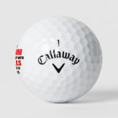 Hilarious Golf Ball Slogan Golfballen (Logo)
