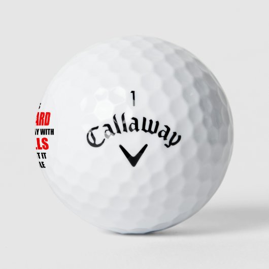 Hilarious Golf Ball Slogan Golfballen (Logo)