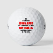 Hilarious Golf Ball Slogan Golfballen (Voorkant)