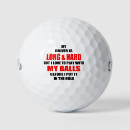 Hilarious Golf Ball Slogan Golfballen