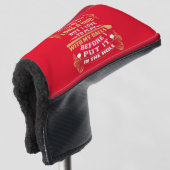Hilarious Golf Driver Gezegde Golfheadcover (3/4 voorkant)