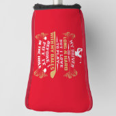 Hilarious Golf Driver Gezegde Golfheadcover (Draai 90)