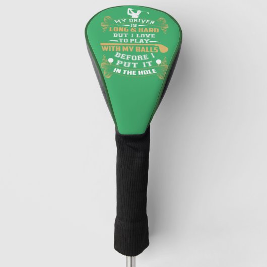 Hilarious Golf Driver Gezegde Golfheadcover (Voorkant)