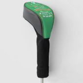 Hilarious Golf Driver Gezegde Golfheadcover (Schuin)