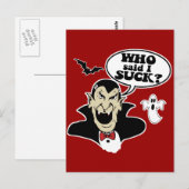 Hilarious Halloween Briefkaart (Voorkant / Achterkant)