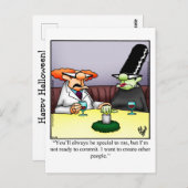 Hilarious Halloween Humor Briefkaart (Voorkant / Achterkant)