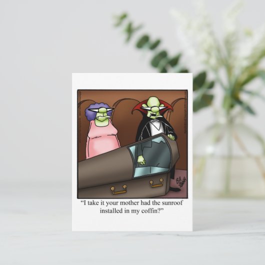 Hilarious Halloween Humor Briefkaart (Staand voorkant)