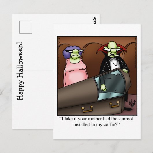 Hilarious Halloween Humor Briefkaart (Voorkant / Achterkant)