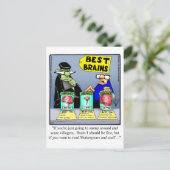 Hilarious Halloween Humor Briefkaart (Staand voorkant)