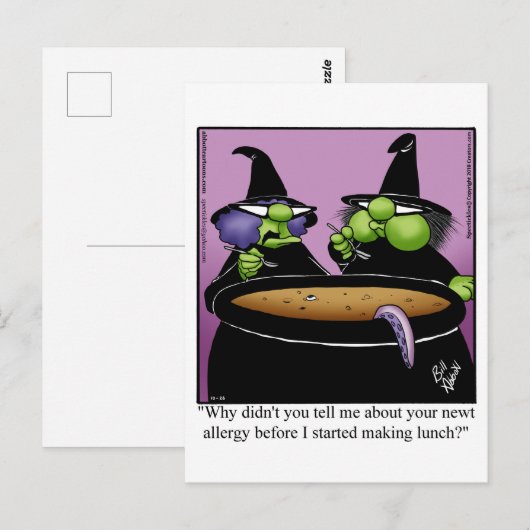 Hilarious Halloween Humor Briefkaart (Voorkant / Achterkant)