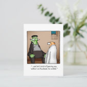 Hilarious Halloween Humor Briefkaart (Staand voorkant)