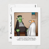 Hilarious Halloween Humor Briefkaart (Voorkant / Achterkant)