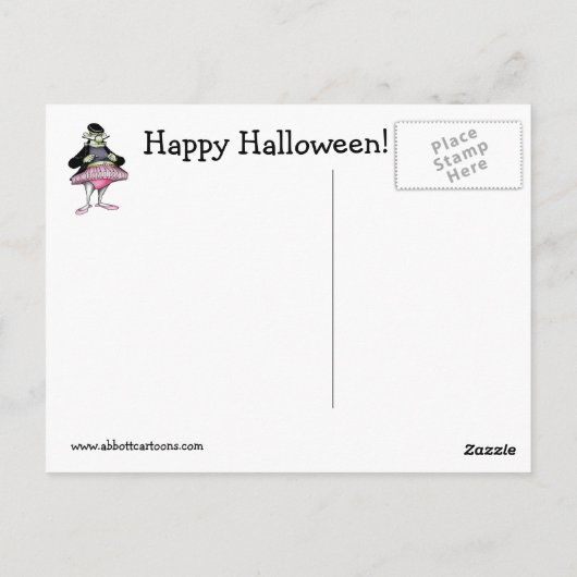 Hilarious Halloween Humor Briefkaart (Achterkant)