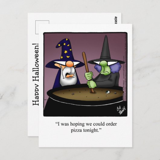 Hilarious Halloween Humor Briefkaart (Voorkant / Achterkant)