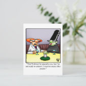 Hilarious Halloween Humor Briefkaart (Staand voorkant)