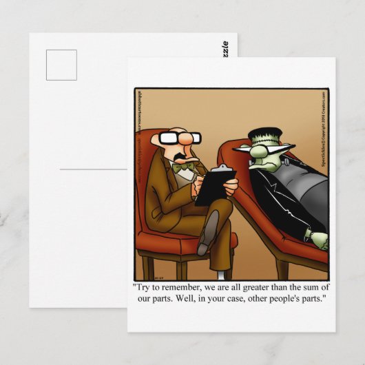 Hilarious Halloween Humor Briefkaart (Voorkant / Achterkant)