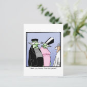 Hilarious Halloween Humor Briefkaart (Staand voorkant)