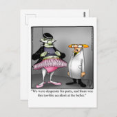 Hilarious Halloween Humor Briefkaart (Voorkant / Achterkant)