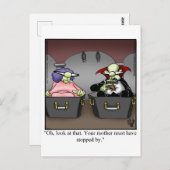 Hilarious Halloween Humor Briefkaart (Voorkant / Achterkant)