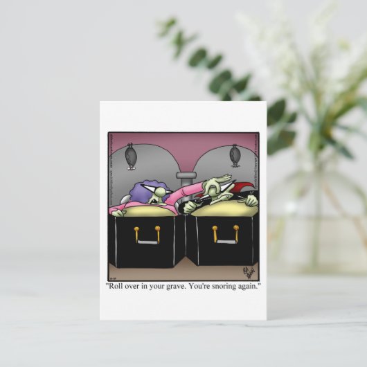 Hilarious Halloween Humor Briefkaart (Staand voorkant)