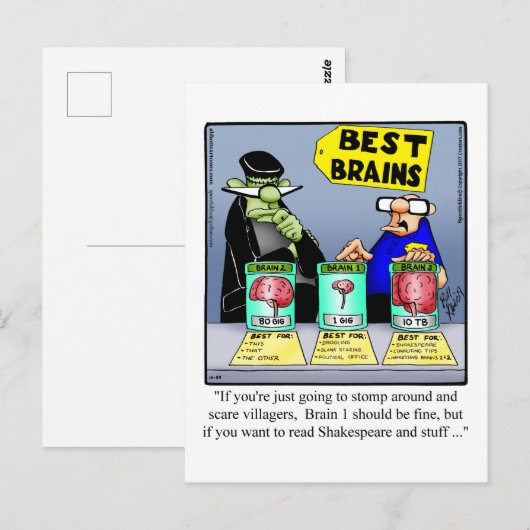 Hilarious Halloween Humor Briefkaart (Voorkant / Achterkant)