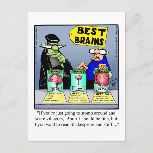 Hilarious Halloween Humor Briefkaart (Voorkant)