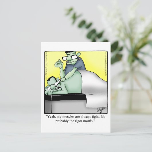 Hilarious Halloween Humor Briefkaart (Staand voorkant)