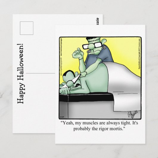 Hilarious Halloween Humor Briefkaart (Voorkant / Achterkant)
