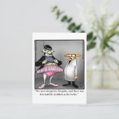 Hilarious Halloween Humor Briefkaart (Staand voorkant)