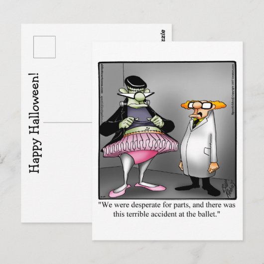 Hilarious Halloween Humor Briefkaart (Voorkant / Achterkant)