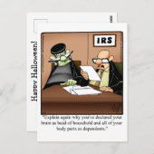 Hilarious Halloween Humor Briefkaart (Voorkant / Achterkant)