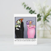 Hilarious Halloween Humor Briefkaart (Staand voorkant)