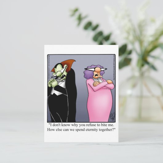 Hilarious Halloween Humor Briefkaart (Staand voorkant)