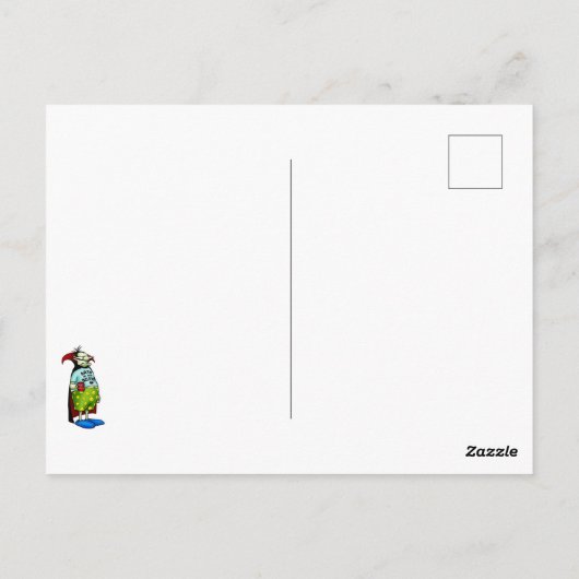 Hilarious Halloween Humor Briefkaart (Achterkant)