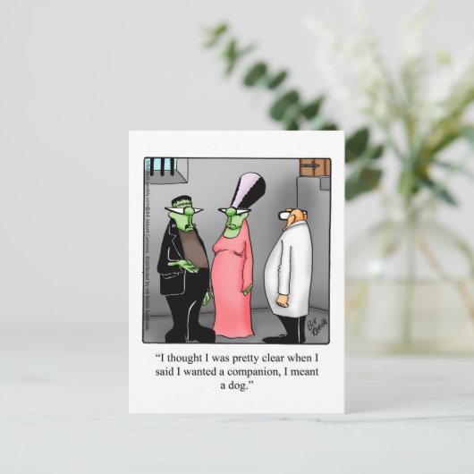 Hilarious Halloween Humor Briefkaart (Staand voorkant)