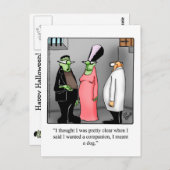 Hilarious Halloween Humor Briefkaart (Voorkant / Achterkant)