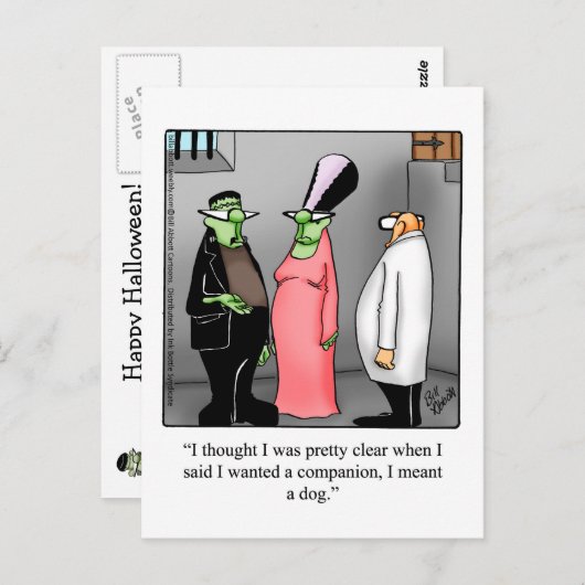 Hilarious Halloween Humor Briefkaart (Voorkant / Achterkant)