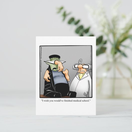 Hilarious Halloween Humor Briefkaart (Staand voorkant)