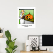 Hilarious Halloween Humor Poster (Thuiskantoor)