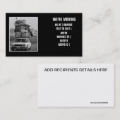 Hilarious house move visitekaartje (Voorkant / Achterkant)