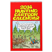Hilarious Hunting Cartoon Calendar 2014 Kalender (Hoes)