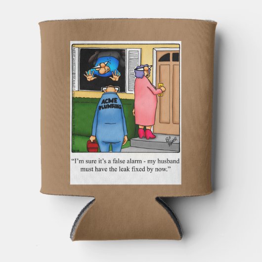 Hilarious Husband/Plumber Humor Koelbox Blikjeskoeler (Voorkant)