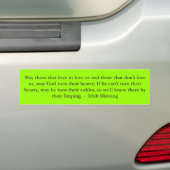 Hilarious IRISH gezegde op een BUMPERSTICKER (Op auto)
