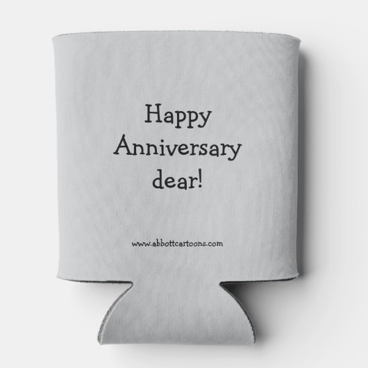 Hilarious Jubileum Humor Koelbox voor hem Blikjeskoeler (Achterkant)