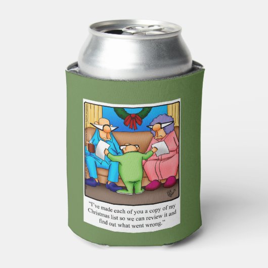 Hilarious kerstHumor Koelbox Gift Blikjeskoeler (Blikje Voorkant)