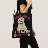 Hilarious Labrador Dog Owner Lab Paw Pet Gift Tote Bag (Dichtbij)