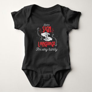 Hilarious Learn American Sign Language Humor Romper