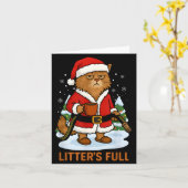 Hilarious Litter’s Full Funny Coffee Cat Lovers Ch Kaart (Gele Bloem)